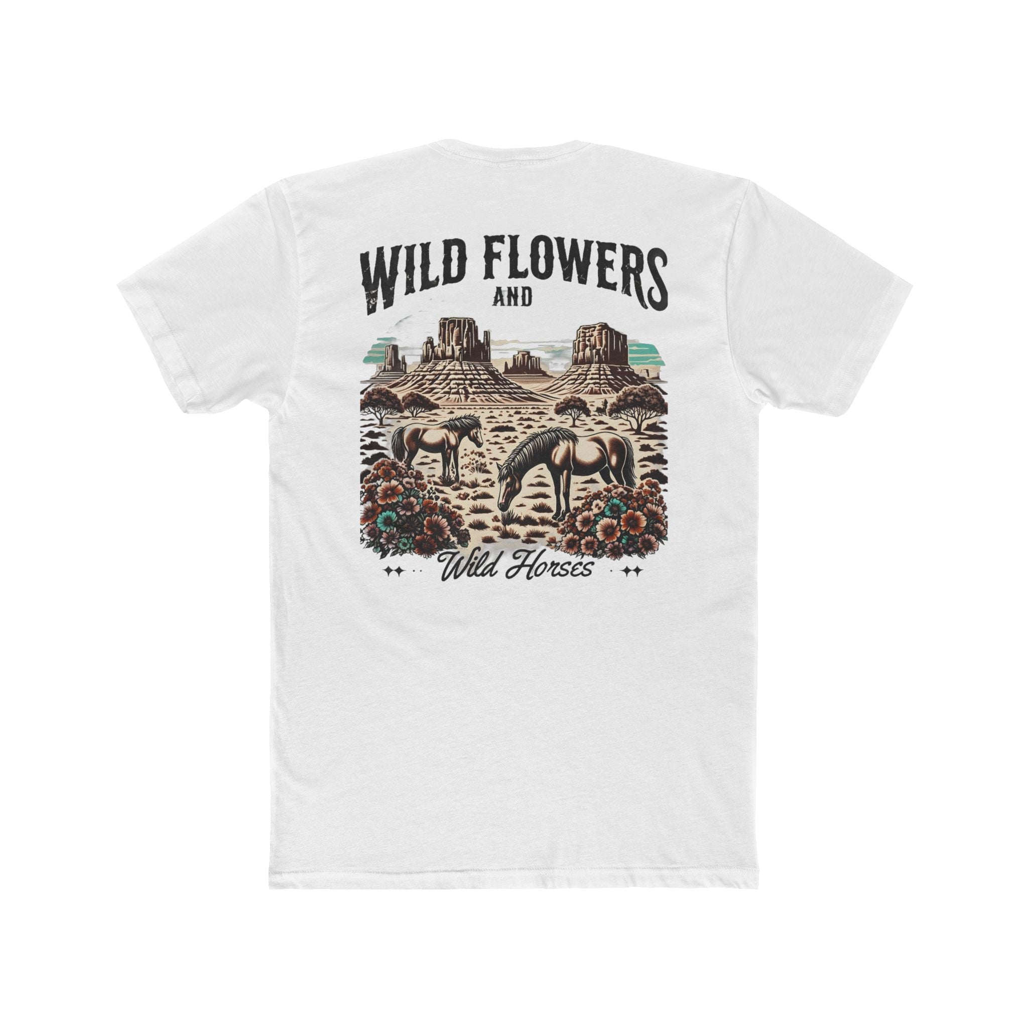Rustic Wildflower T-Shirt, Nature Lover's Tee, Cowboy Style Apparel, Unisex Graphic Shirt, Perfect Gift for Adventurers