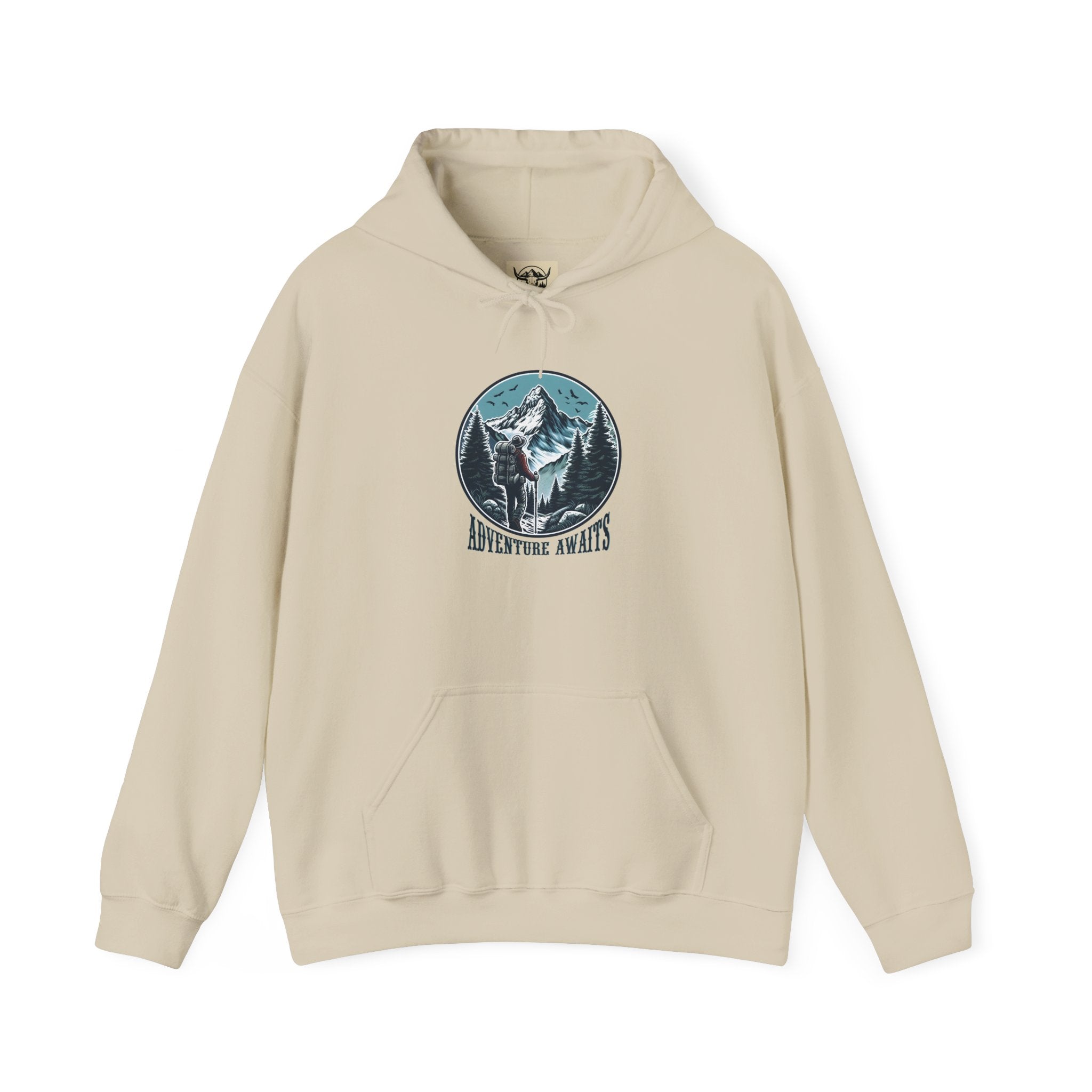 Mountain Wolf Unisex Hoodie, Cozy Sweatshirt for Outdoor Lovers, Perfect Gift for Nature Enthusiasts, Unisex Apparel, Great for Camping