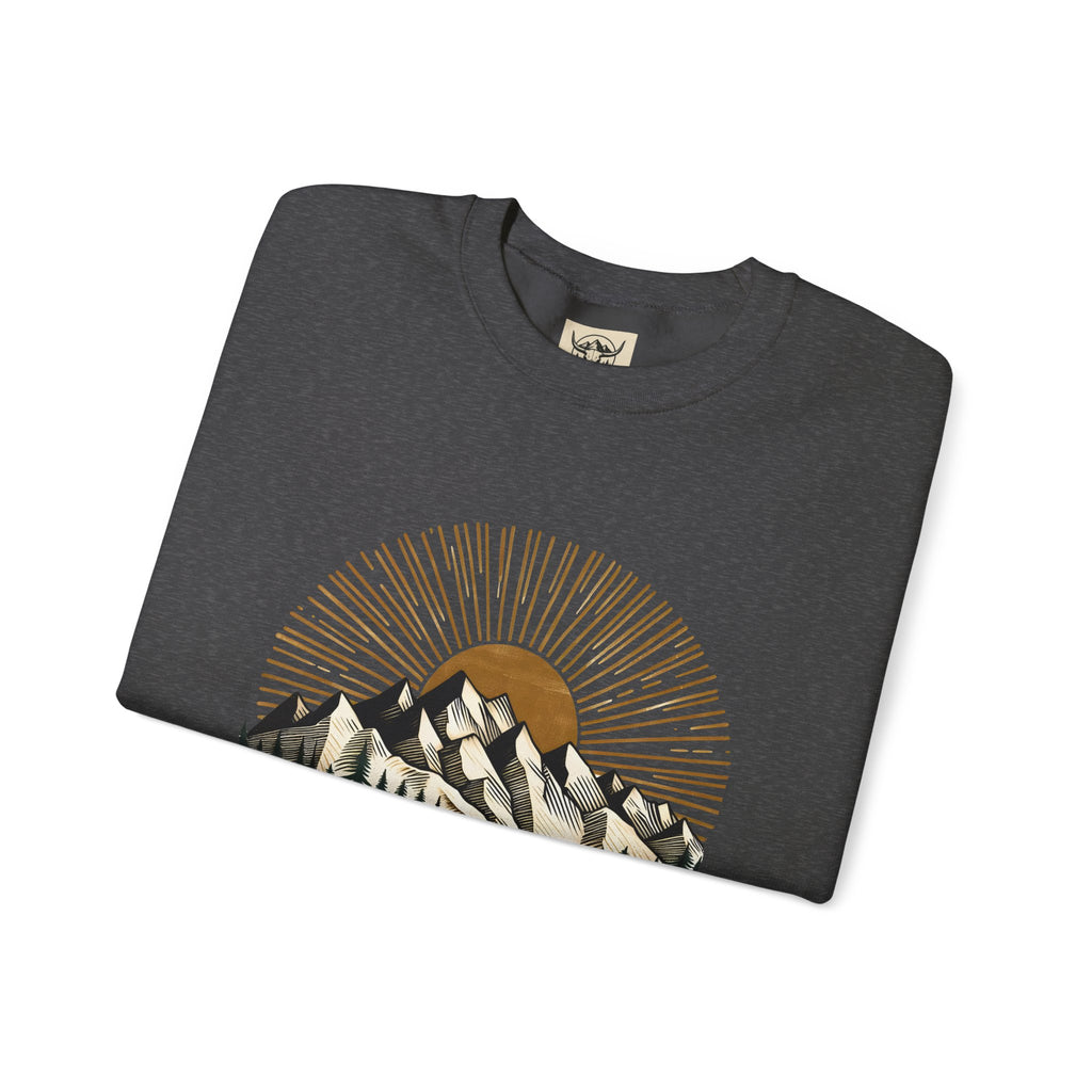 Unisex Get Elevated Crewneck Sweatshirt - Cozy Outdoor Vibe, Perfect for Nature Lovers, Adventure Seekers, Casual Wear, Gifts for [...]