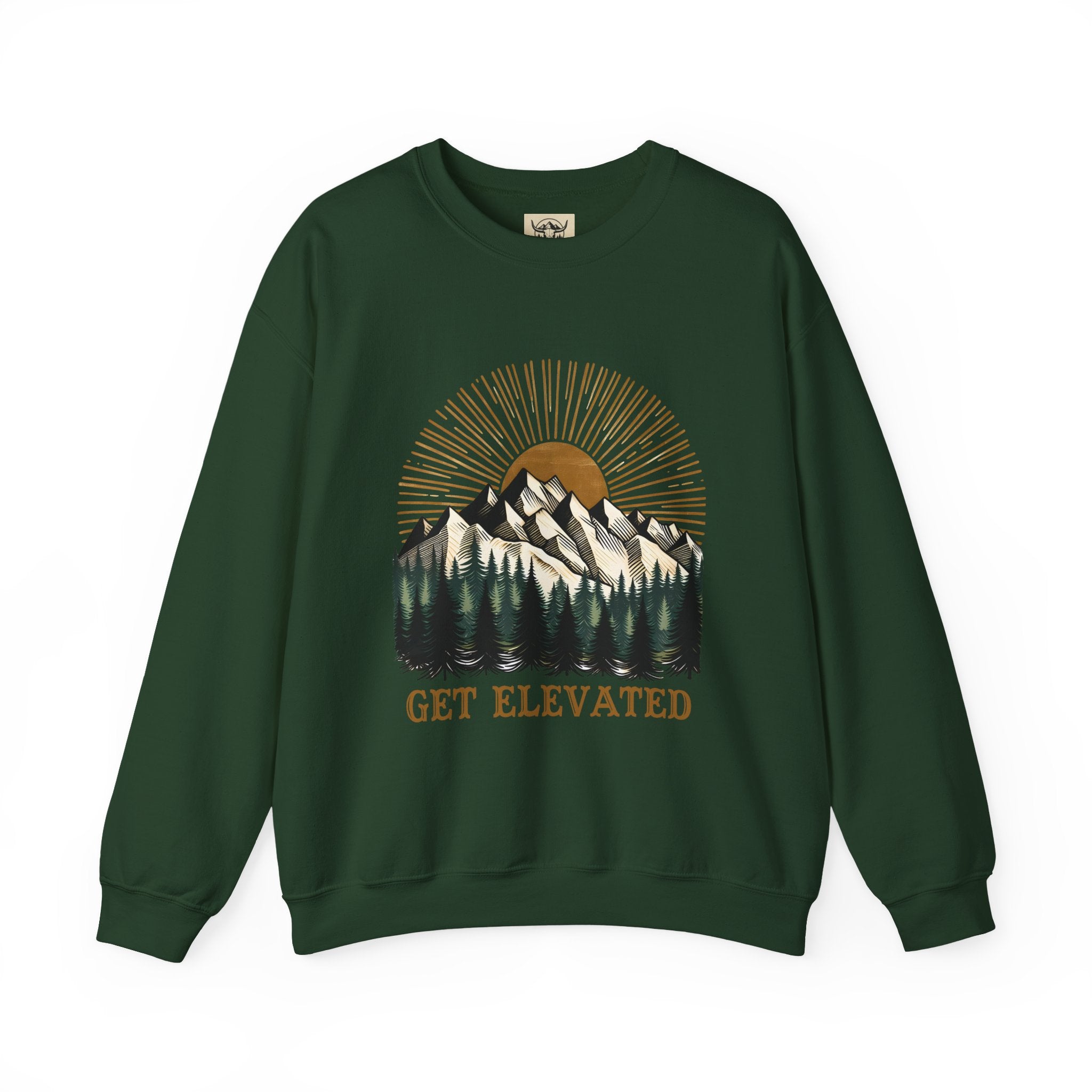 Unisex Get Elevated Crewneck Sweatshirt - Cozy Outdoor Vibe, Perfect for Nature Lovers, Adventure Seekers, Casual Wear, Gifts for [...]