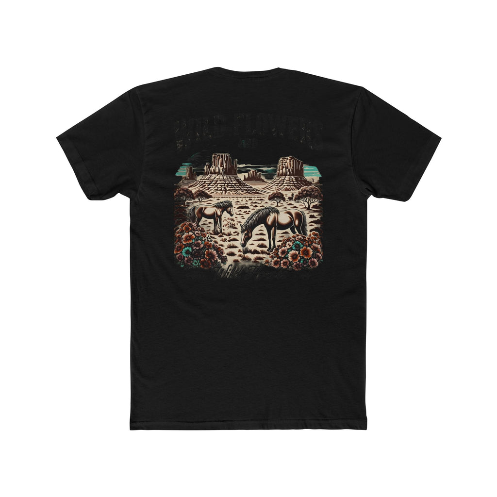 Rustic Wildflower T-Shirt, Nature Lover's Tee, Cowboy Style Apparel, Unisex Graphic Shirt, Perfect Gift for Adventurers