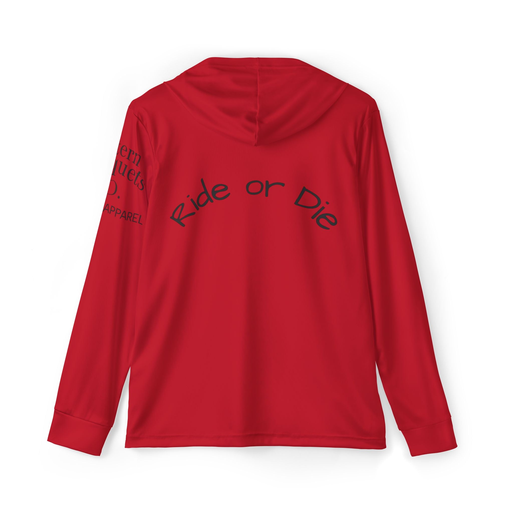 ride'in the Rocky's red titillating hoodie