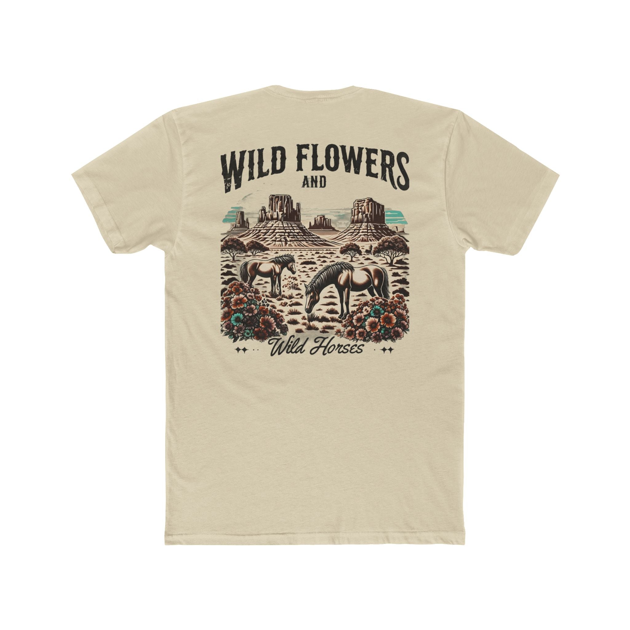 Rustic Wildflower T-Shirt, Nature Lover's Tee, Cowboy Style Apparel, Unisex Graphic Shirt, Perfect Gift for Adventurers